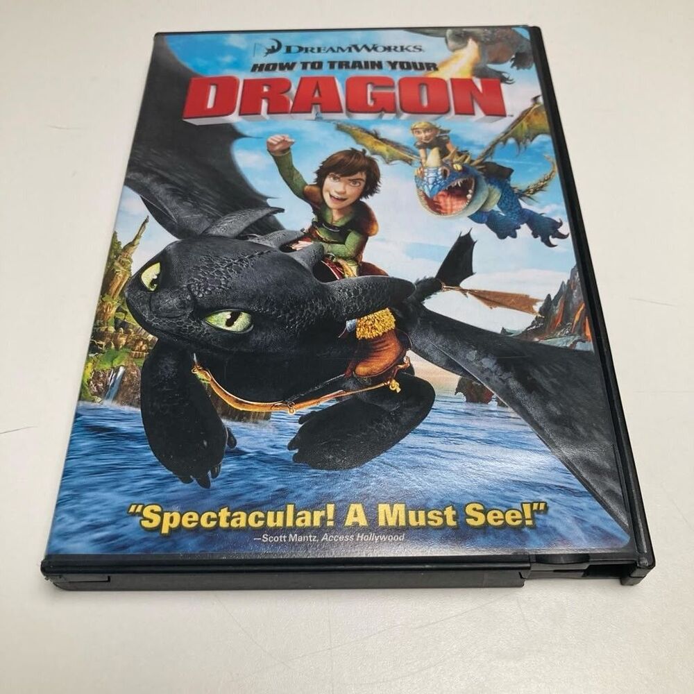 Dreamworks How to Train Your Dragon DVD 2010 Widescreen Animation Family